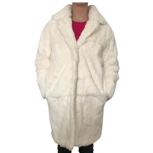 Sandro genuine fur coat